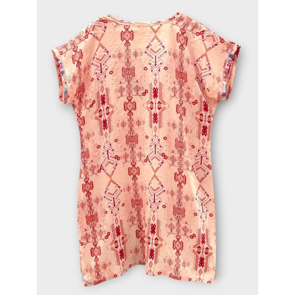 Sundance Luminist Chemise 100% Silk Dress XL Boho Southwest Festival Flowy Luxe - Picture 3 of 10